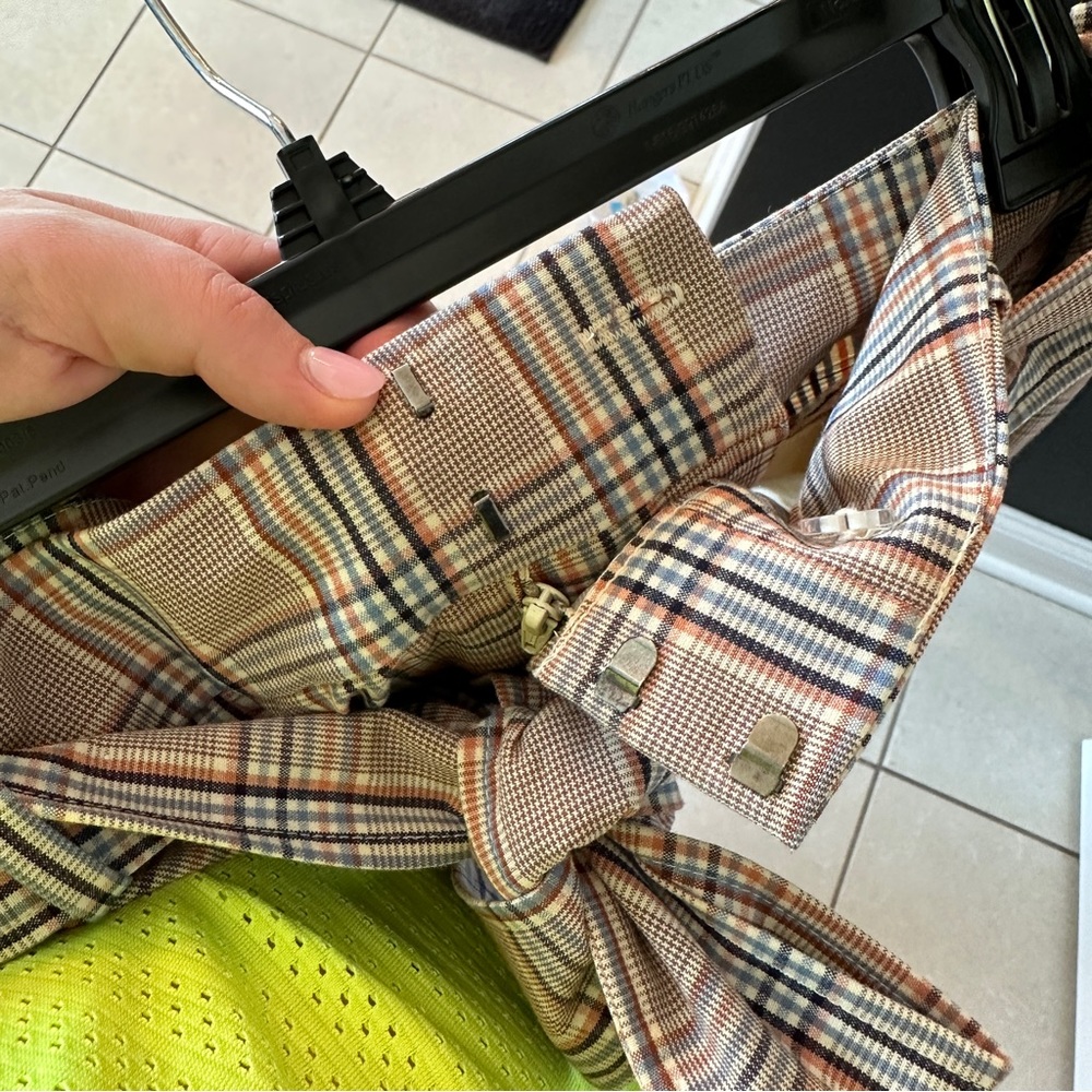 A new day plaid bow pants - Picture 3 of 8